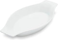 White Oval Porcelain Gratin Dish B905808