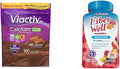 Calcium Plus Vitamin D Soft Chews, Milk Chocolate, 180 Count & Sugar Free Fiber Supplement G587