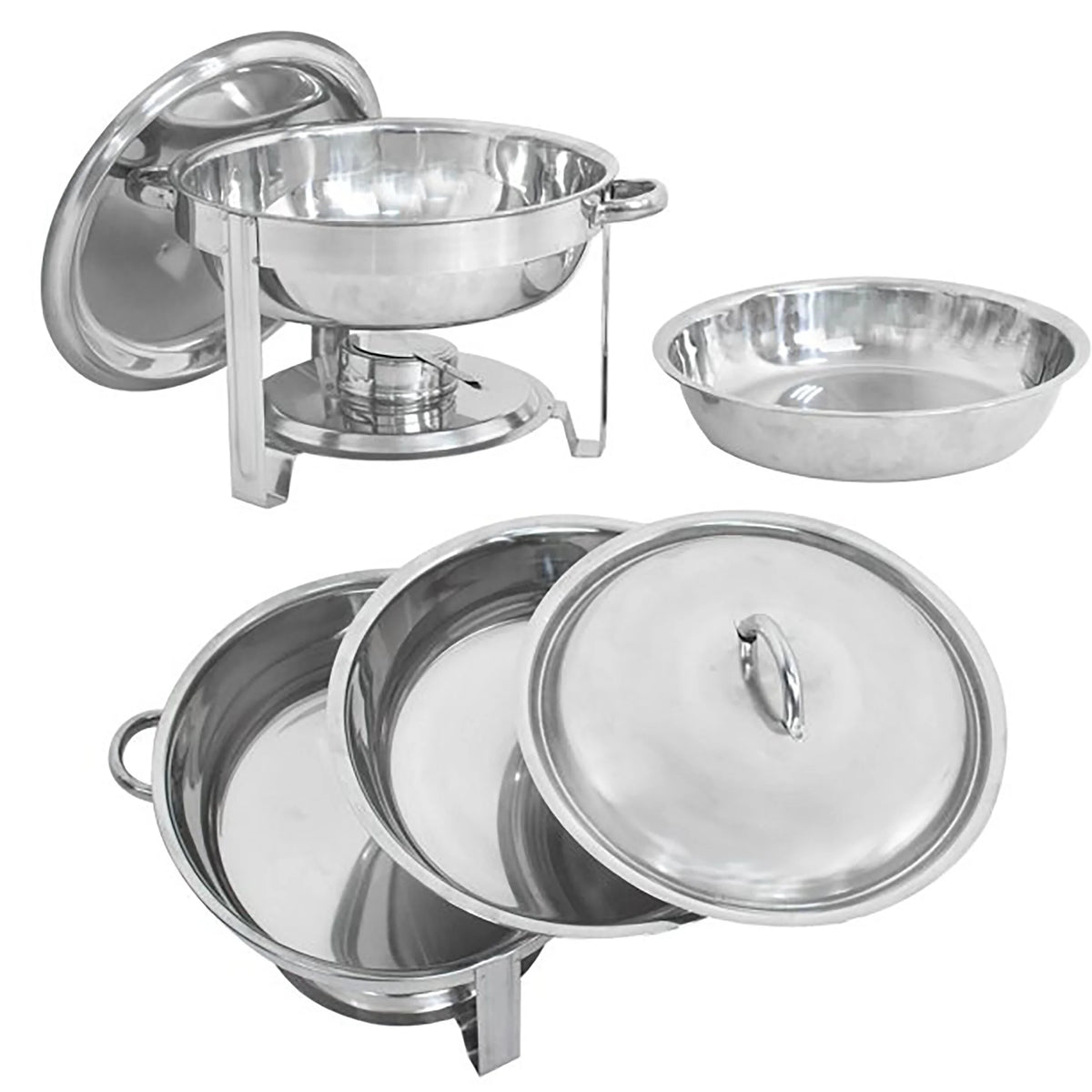 2 Pack Stainless Steel Chafing Dish Set K1672