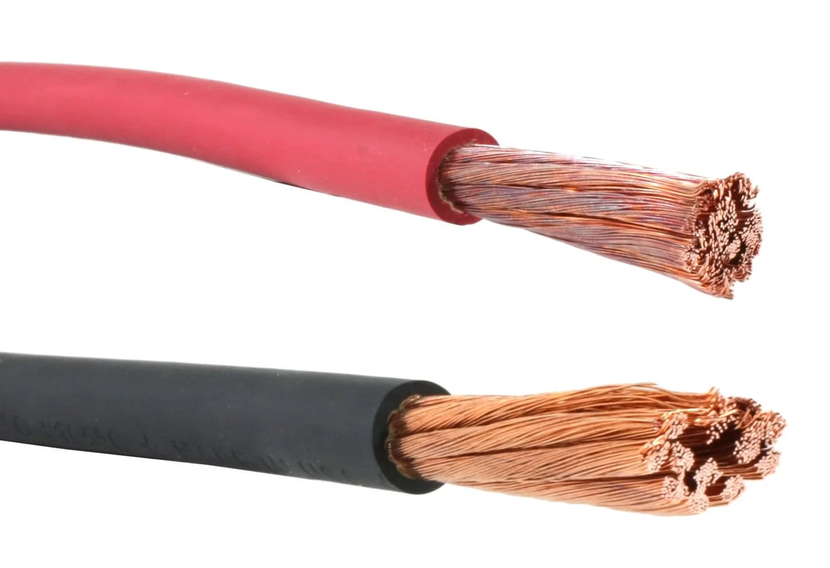 Black & Red 600 V Welding Battery Cable V960