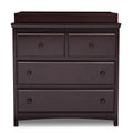 3 Drawer Dresser with Changing Top, Grey C3374