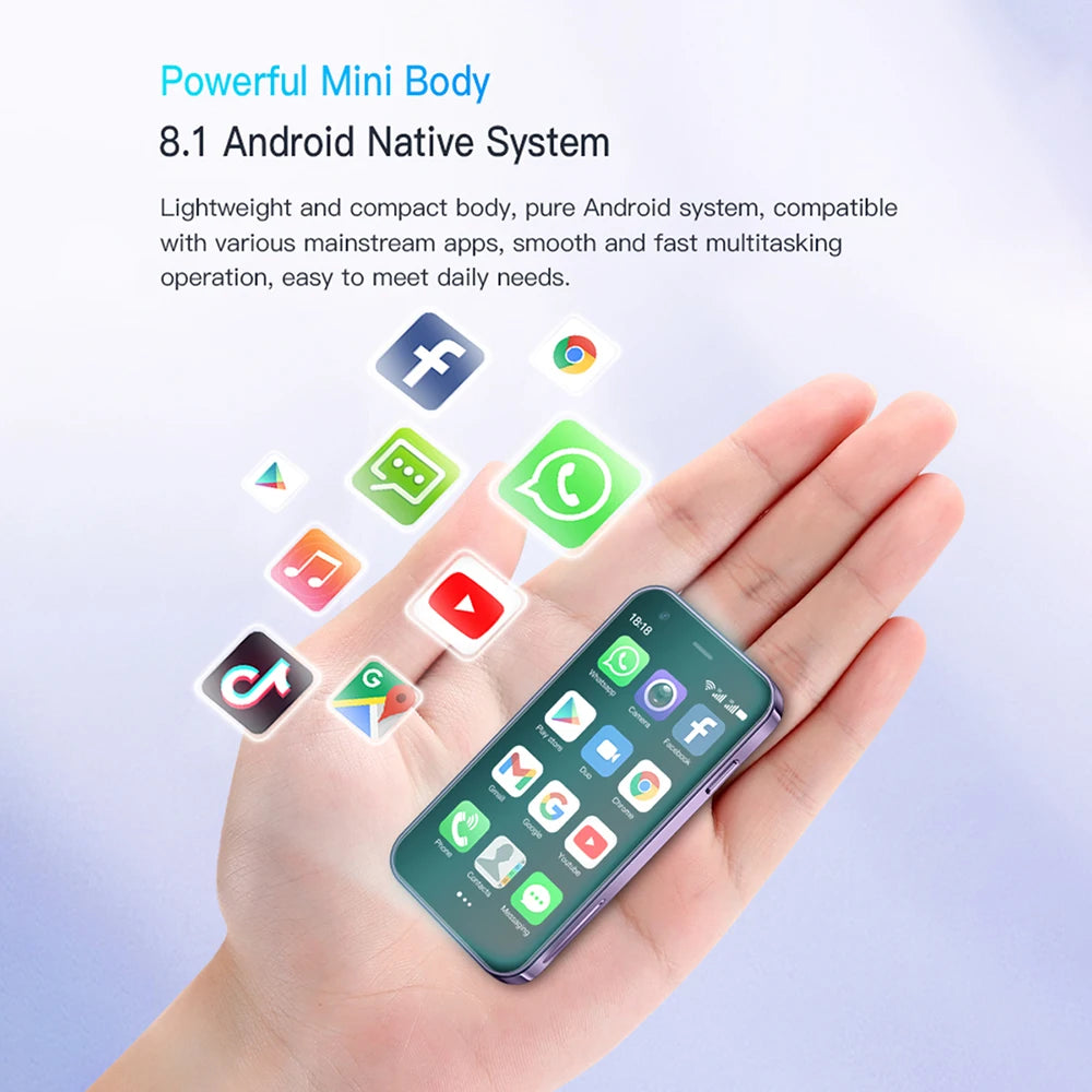 3Inch Quad Core 3GB+64GB 4G LTE Dual SIM Mini Smartphone W473
