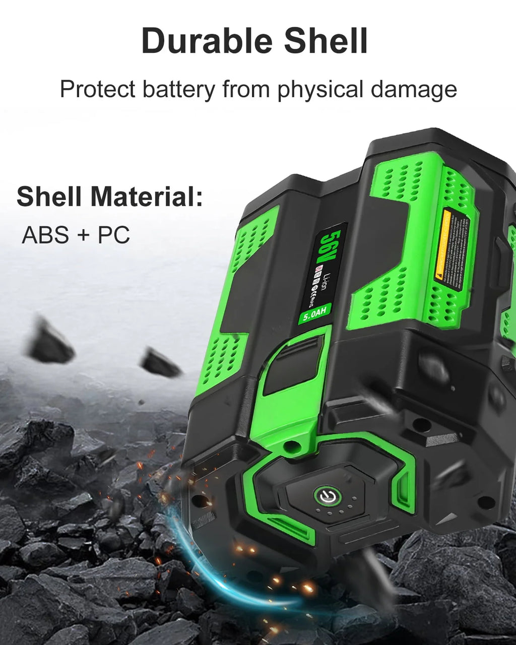 56V 5.0Ah Lithium Battery with Fuel Gauge Y6712