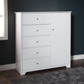 White Contemporary Chest V794