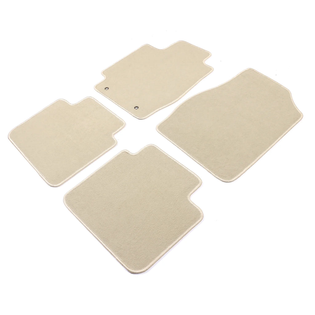 Beige Nylon 4PCS Car Floor Mats E438710
