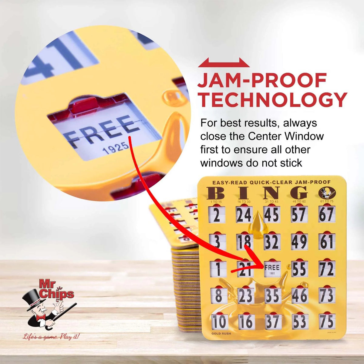 Bingo Cards with Sliding Windows O613