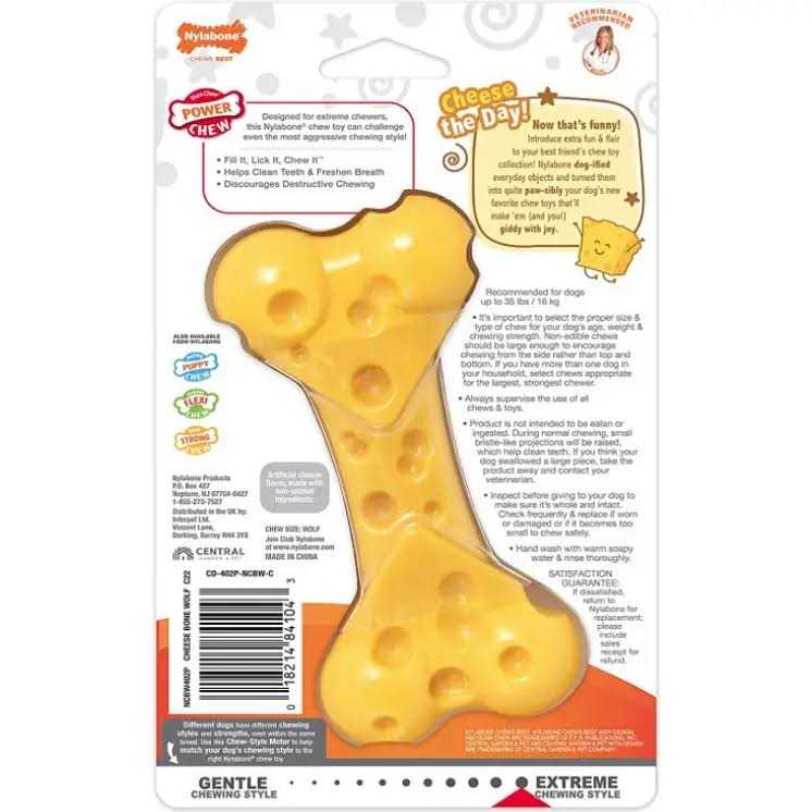 Cheese Bone Dog Toy K558007