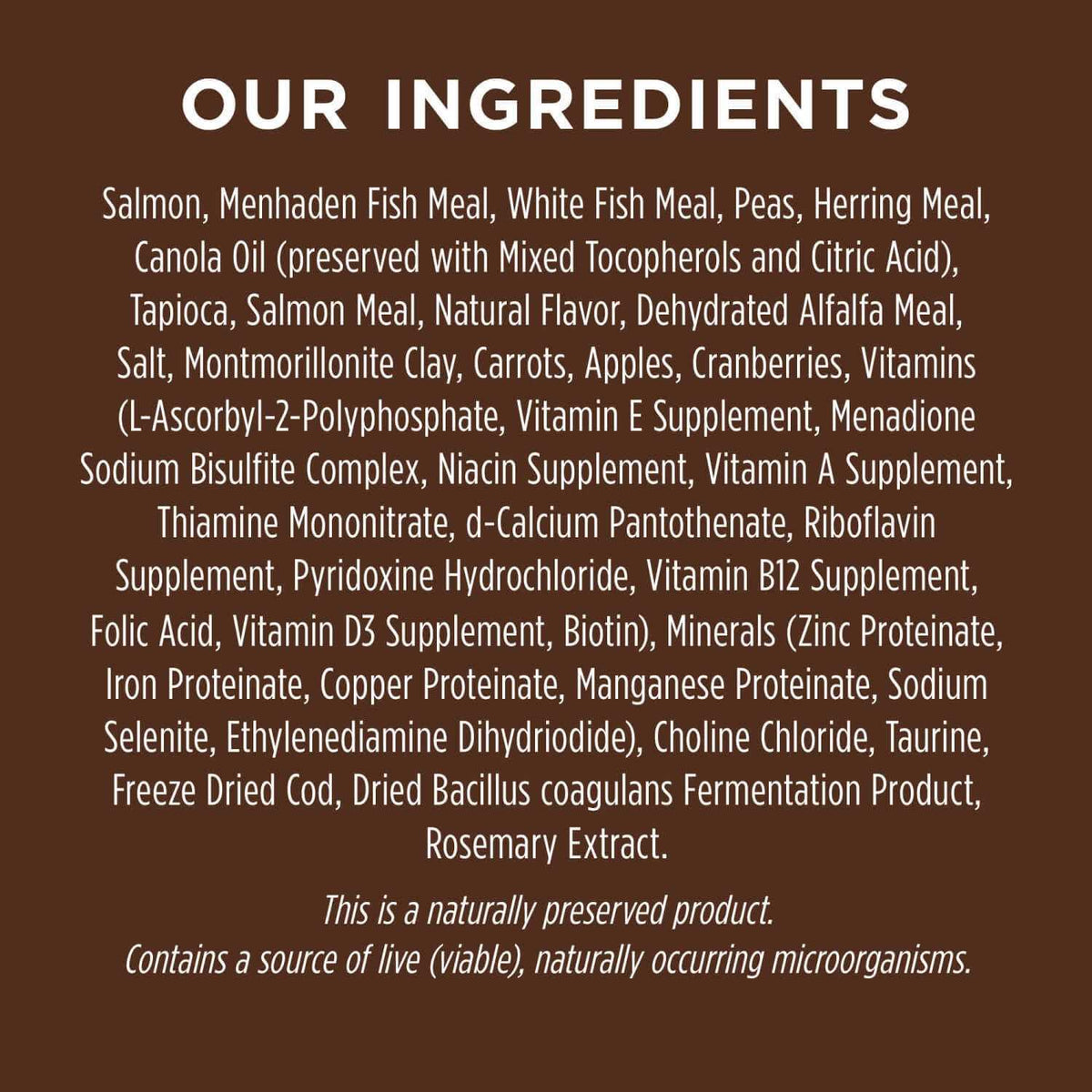 Grain Free Salmon Dry Cat Food H20350