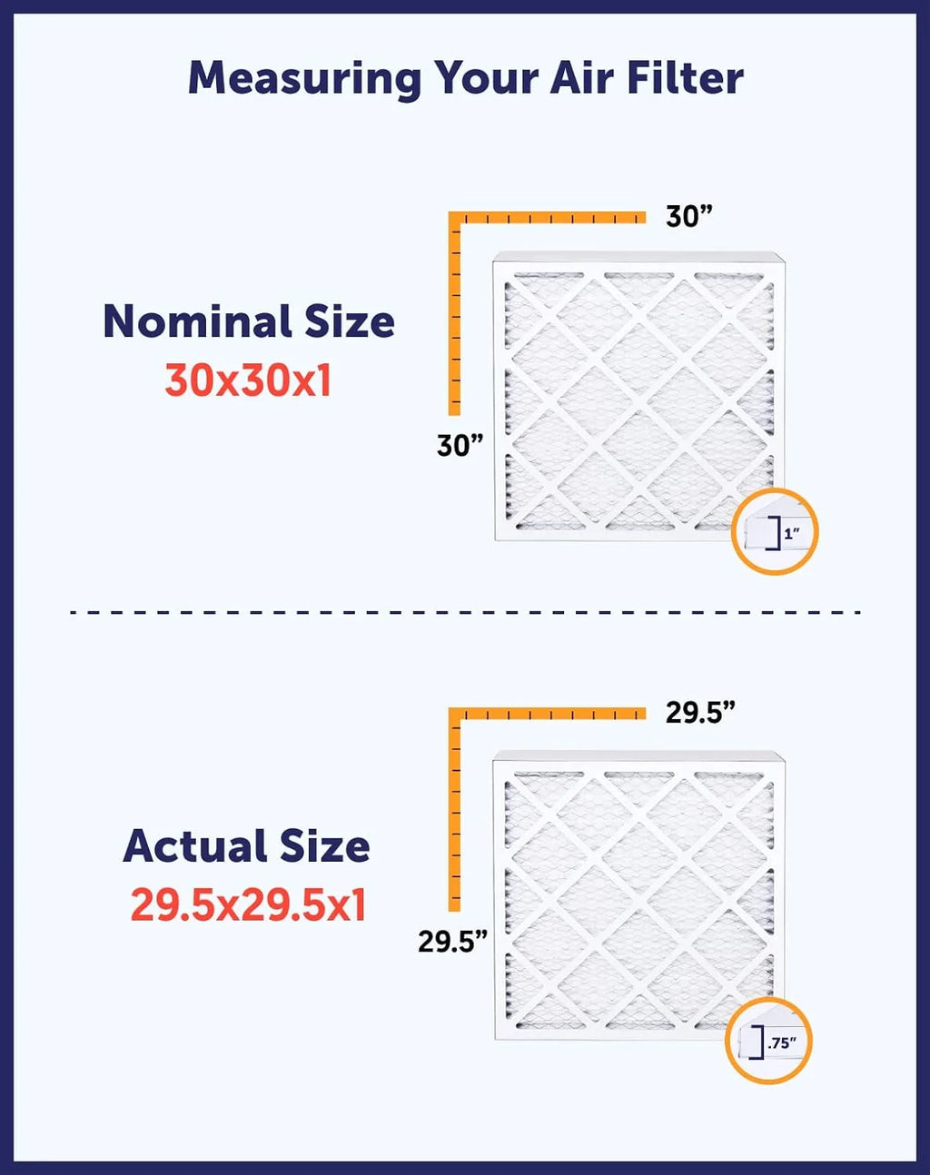 22x66.5x1 MERV 8 Pleated HVAC Air Filter 4-Pack H5653