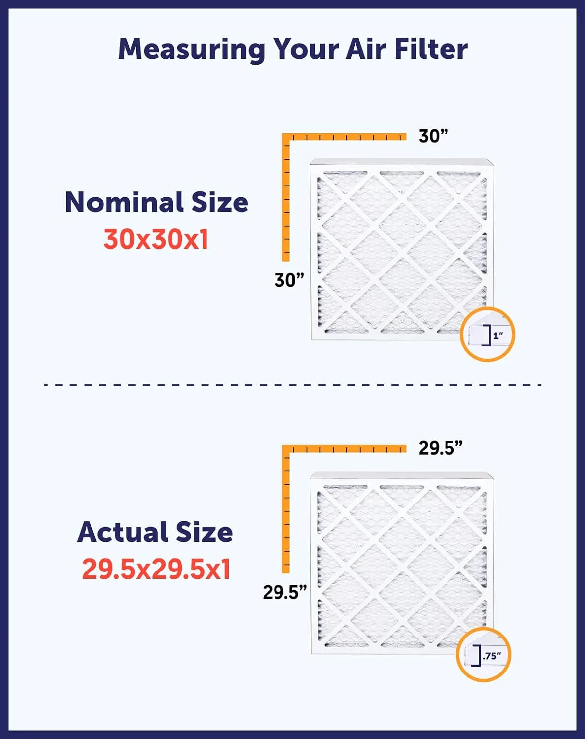 22x66.5x1 MERV 8 Pleated HVAC Air Filter 4-Pack H5653