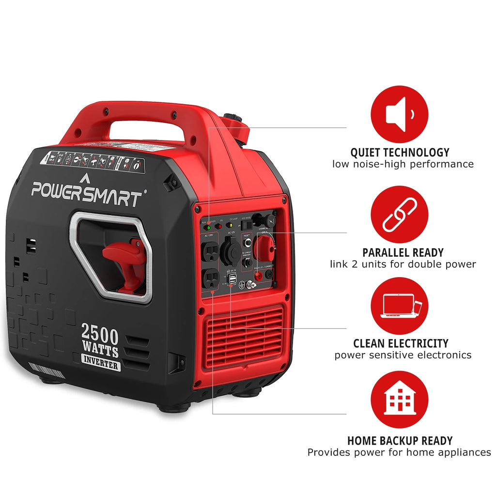2500W Portable Inverter Gas Generator D41970