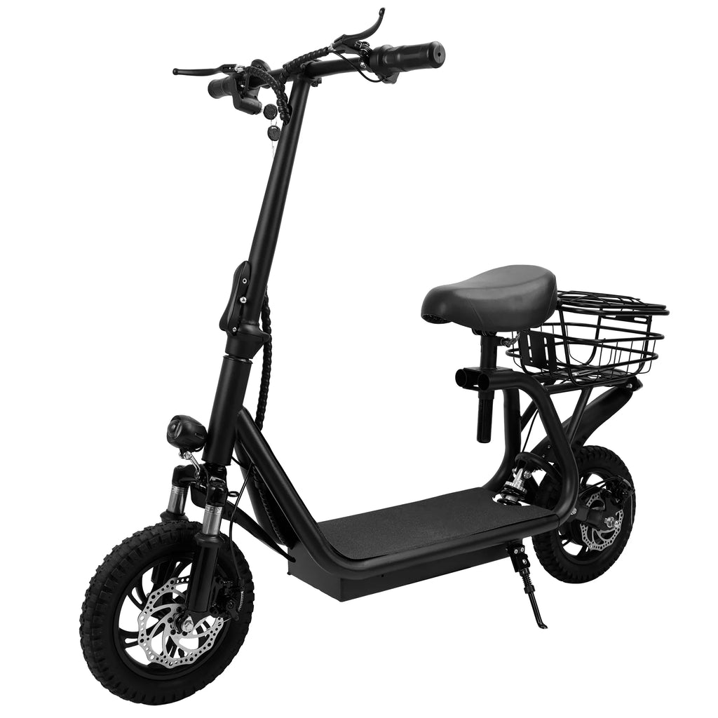 500W Electric Scooter with Seat and Carry Basket G7286