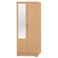Two Door Armoire Wardrobe with Mirror X250
