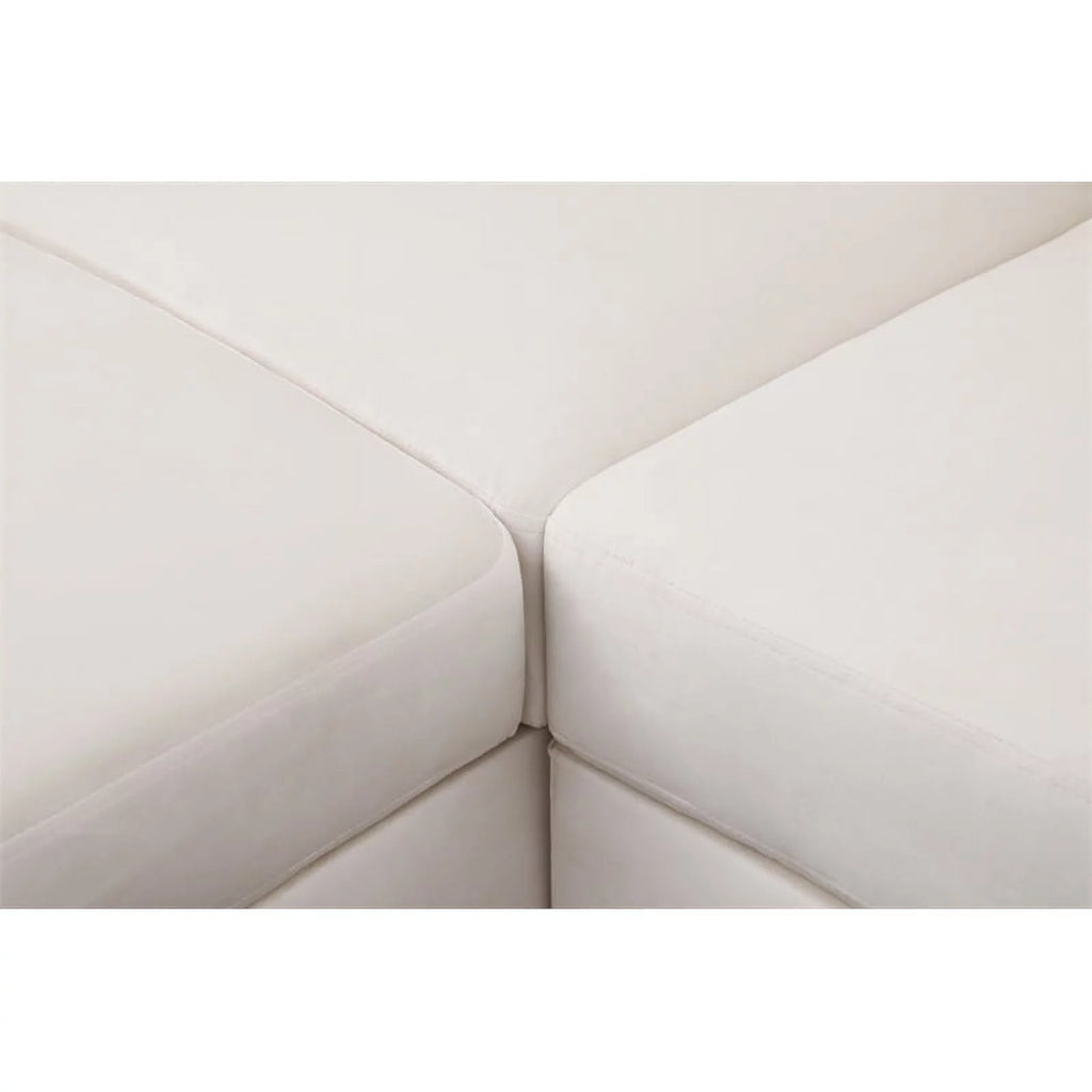 Cream White Sectional Sofa G21614