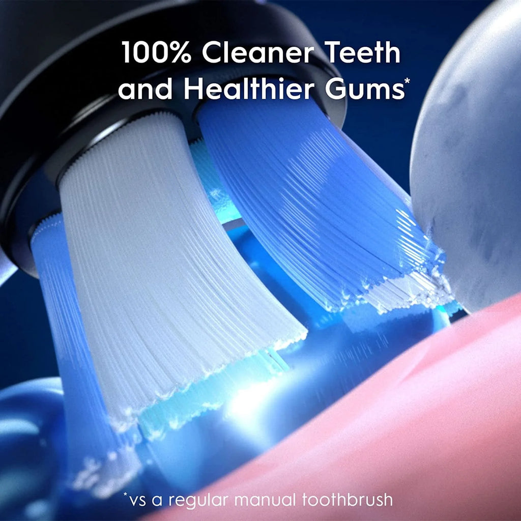 White Rechargeable Electric Toothbrush with 3 Brush Head U98241