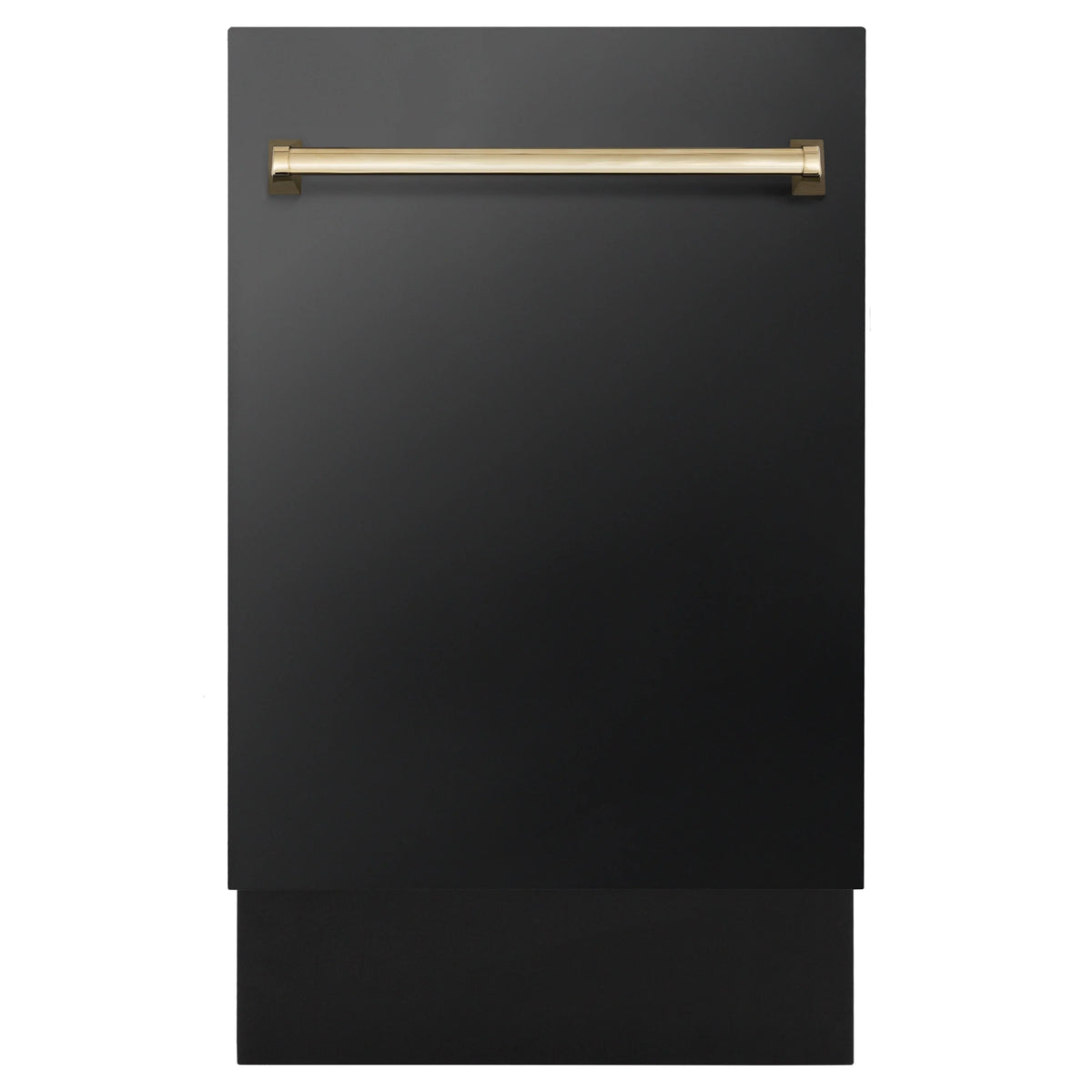 18 Dishwasher in Black Stainless Steel with Gold Handle V9694