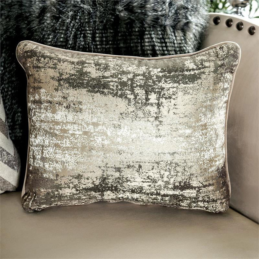 Beige Fabric Nailhead Loveseat U989365