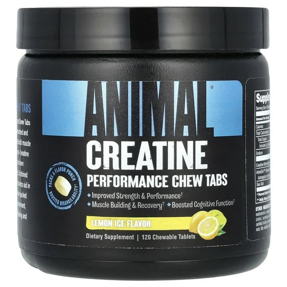 120 Chewable Creatine Tablets Lemon Ice T9535