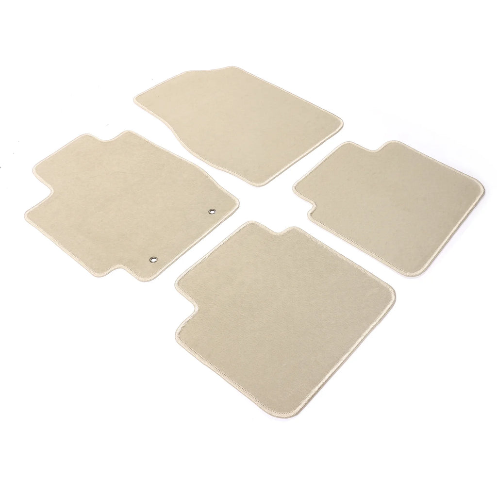 Beige Nylon 4PCS Car Floor Mats E438710