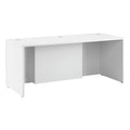 White Engineered Wood Executive Desk F979507