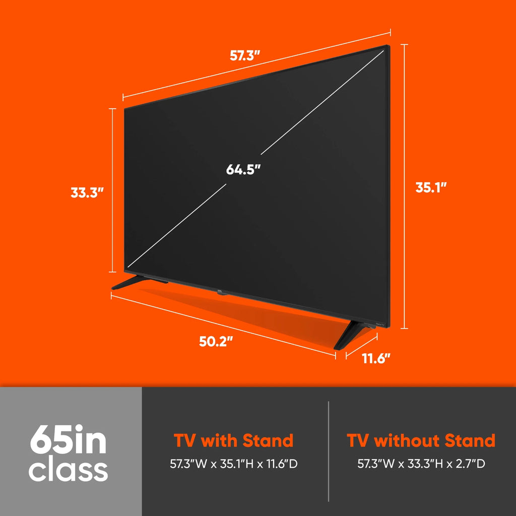 65” Class 4K UHD LED Smart Television HDR Q497