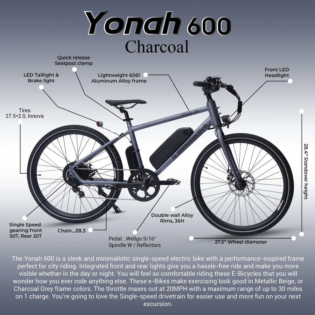 White 21-Speed 29 x 2 Inch Hybrid Mountain Bike C76686
