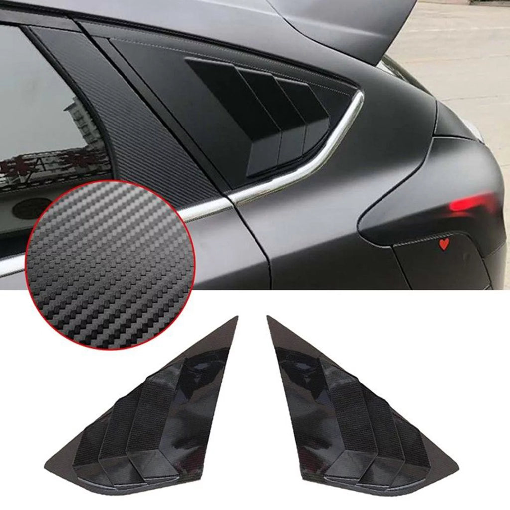 Rear Window Louvers Carbon Fiber Style K914387