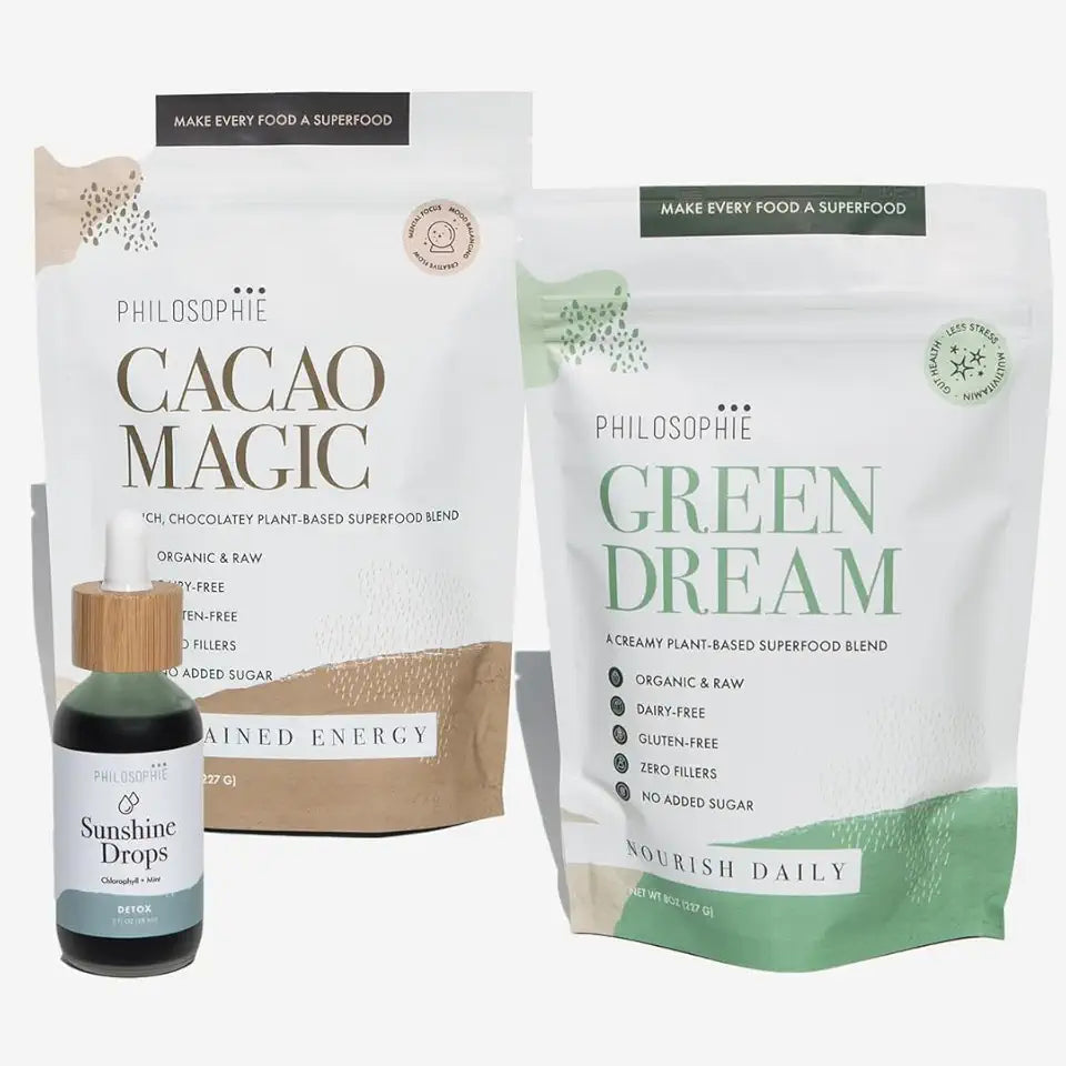 Liquid Chlorophyll & Superfood Powder Blend 3pack B794