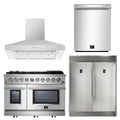 48 Gas Range, Range Hood, 60 Refrigerator, Dishwasher D77347