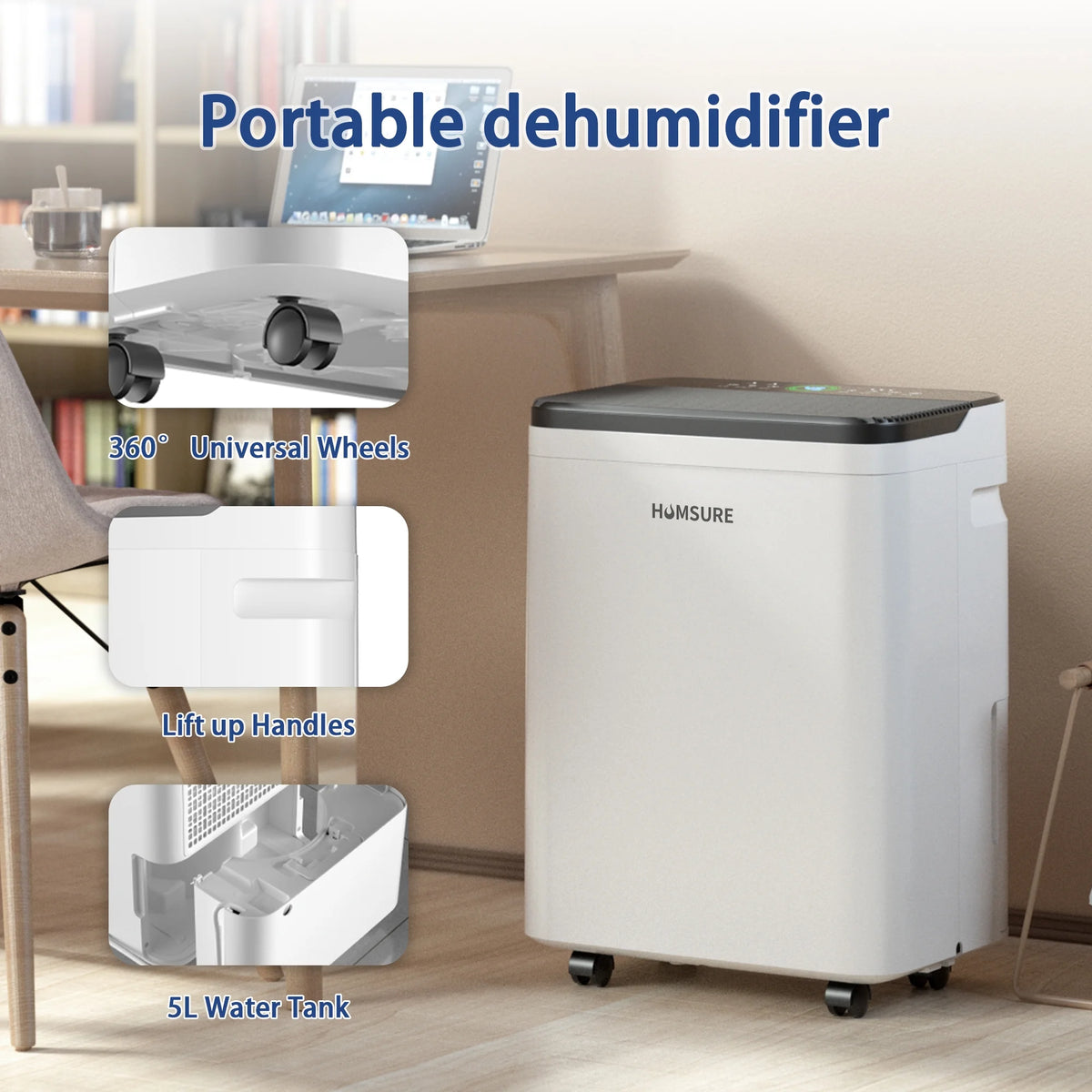 50 Pint Dehumidifier with Humidity Control M558