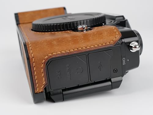 Handmade Genuine Leather Camera Half Case T496