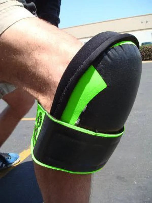 Large Hi-Viz Fluorescent Green Knee Pads M516372