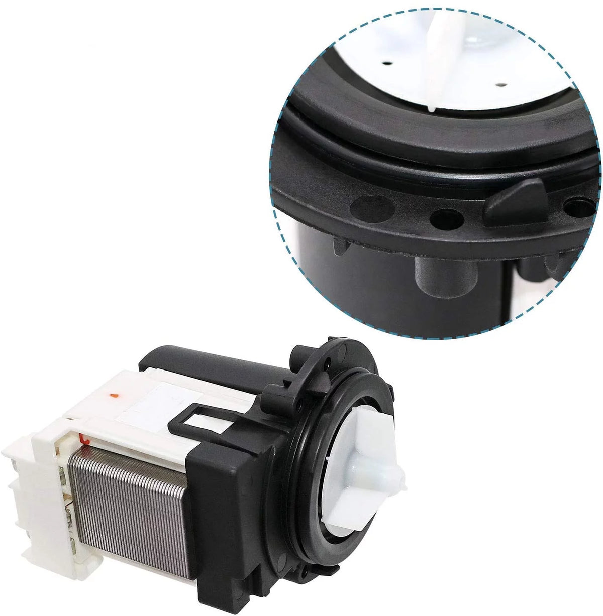 Washer Water Drain Pump Motor F737039