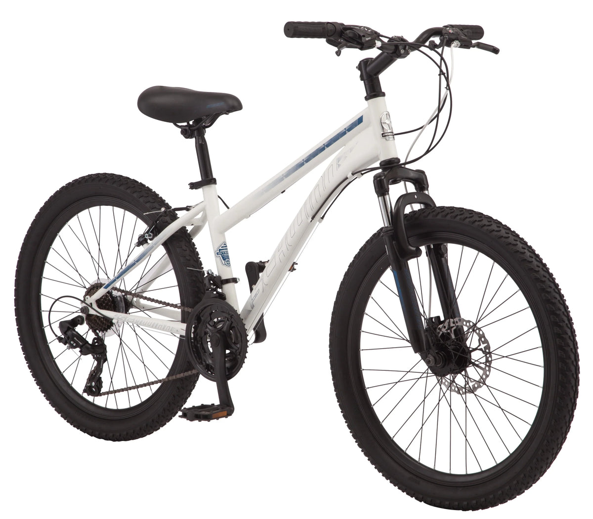 24-inch 21 Speeds Black Teal Mountain Bike G982