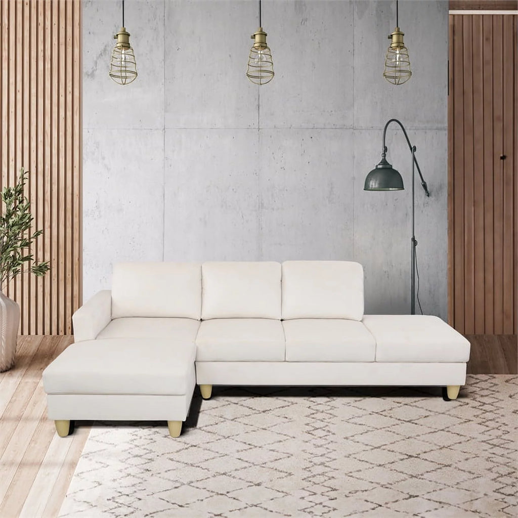 Cream White Sectional Sofa G21614