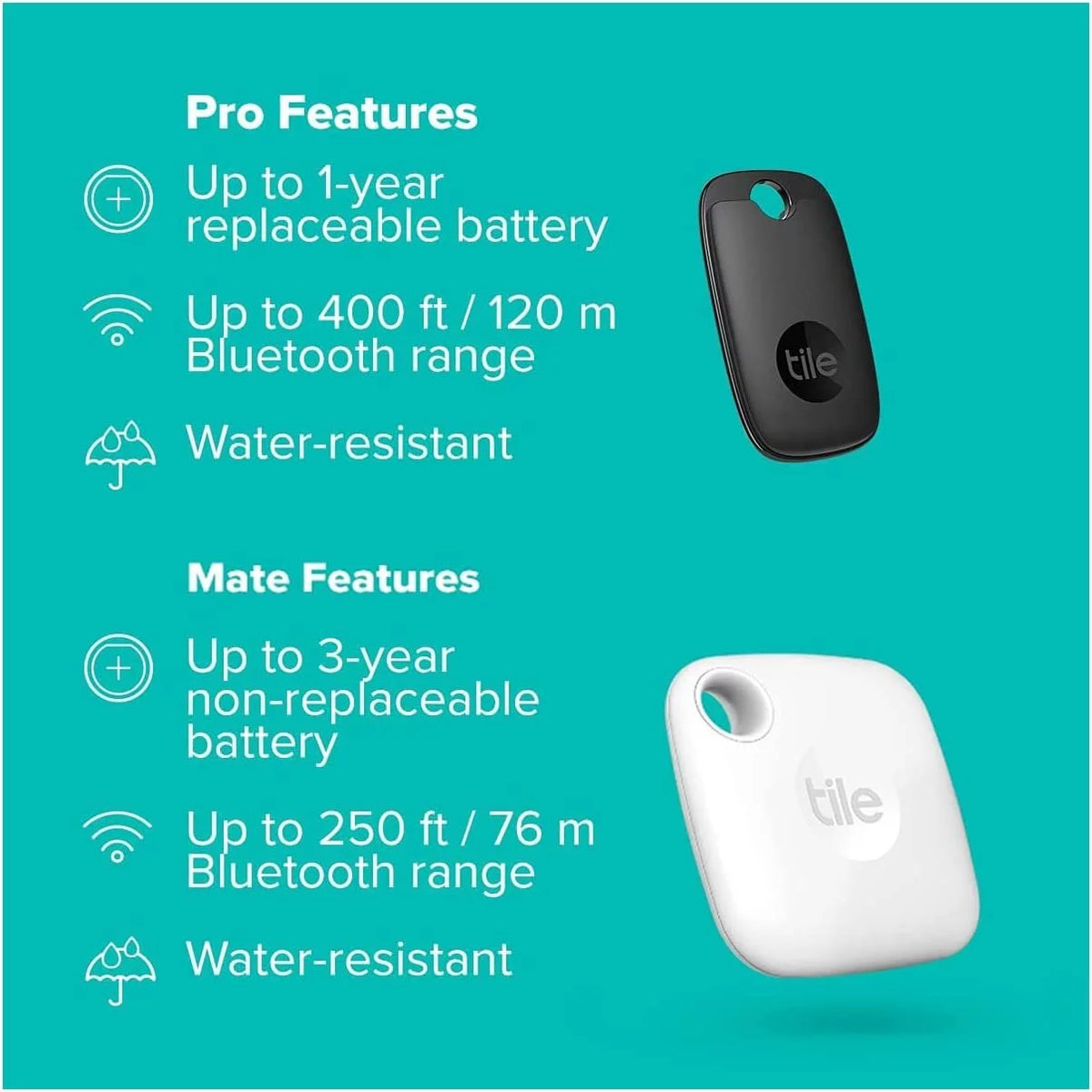 White & Black Bluetooth Tracker and Item Locator U139