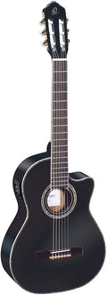Acoustic-Electric Nylon Guitar Gloss Black O831769