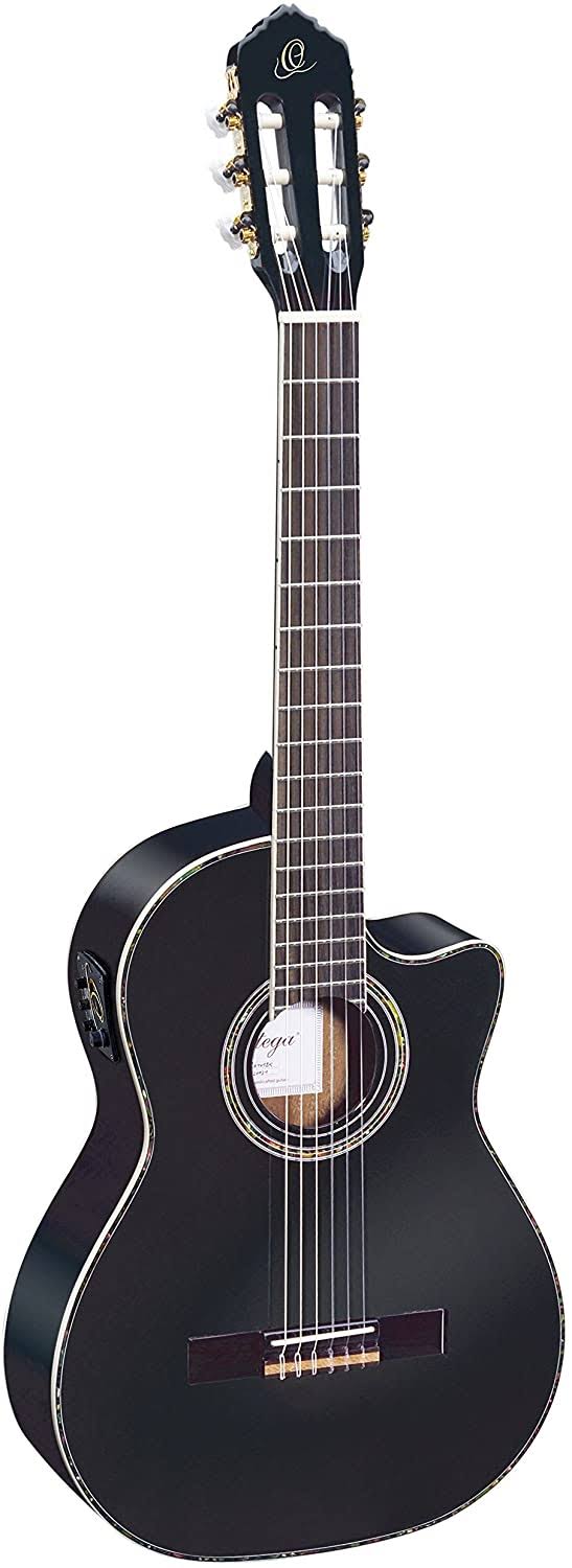 Acoustic-Electric Nylon Guitar Gloss Black O831769