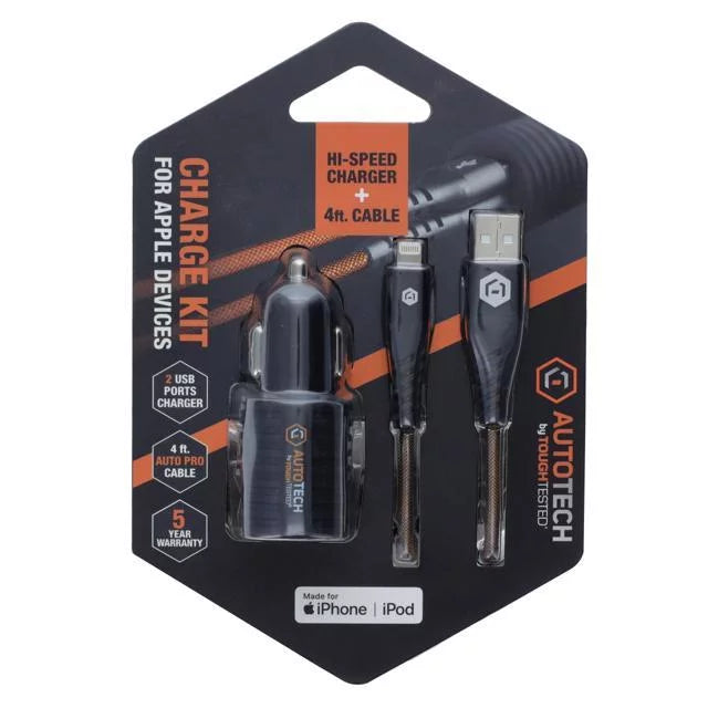 Car Charger Kit with Light J23477
