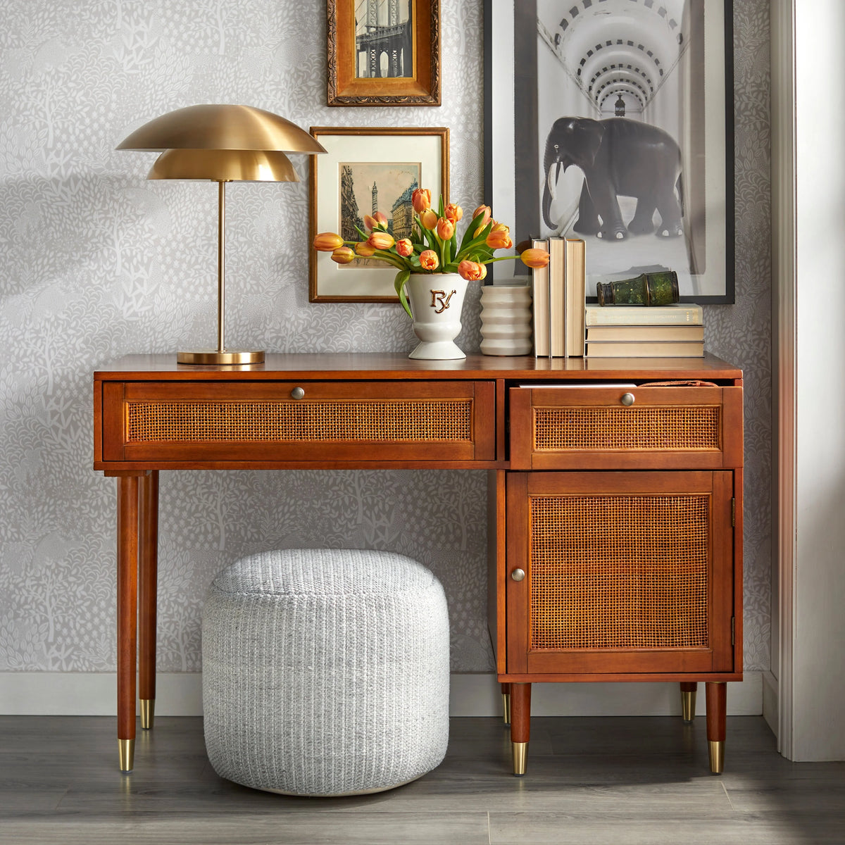 Cane Front Desk D554725