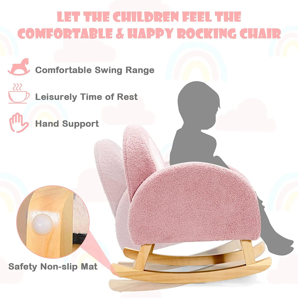 Pink Plush Kids Sofa R5222