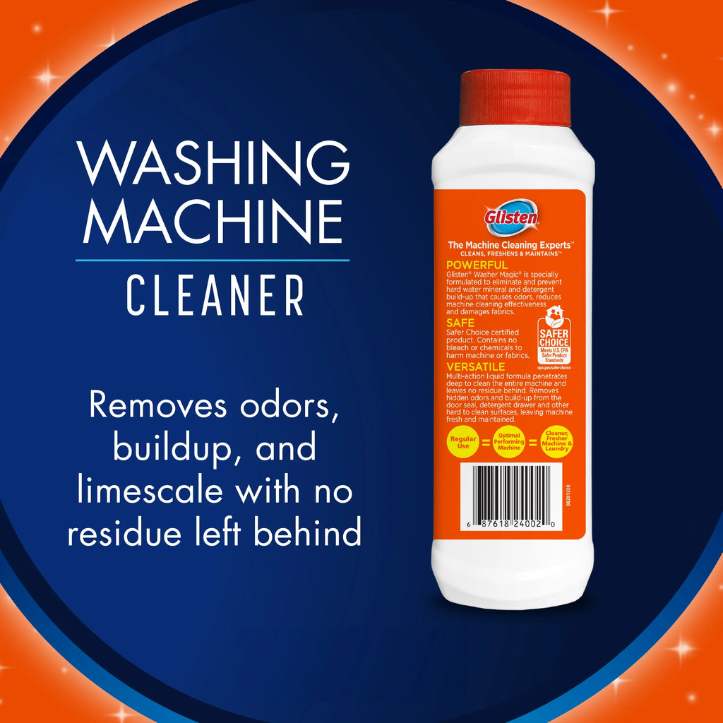 Liquid Fresh Scent Washer Machine Cleaner 2-Pack N7947