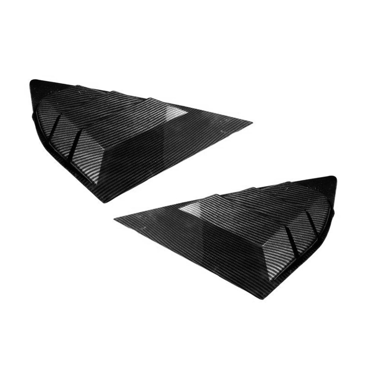Rear Window Louvers Carbon Fiber Style K914387