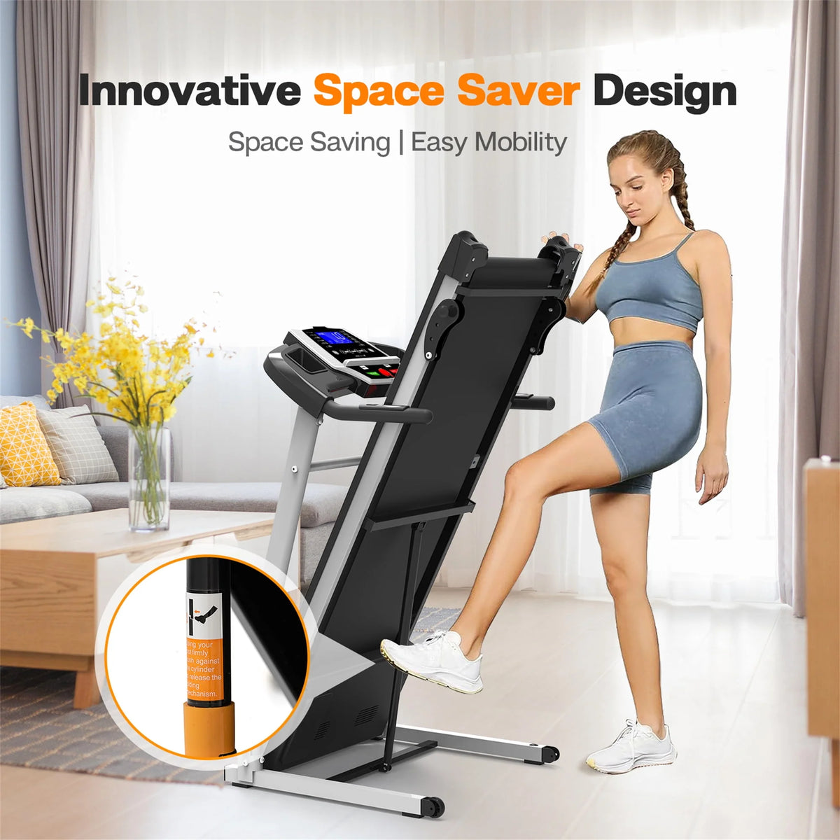 Folding Treadmill with Incline T771651
