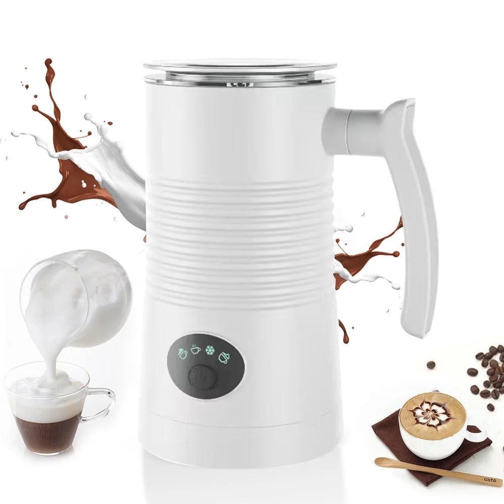 4 in 1 Electric Milk Frother and Steamer 11.84oz Non-Stick S1302