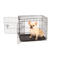 Compact Double Door Metal Dog Crate Small B806