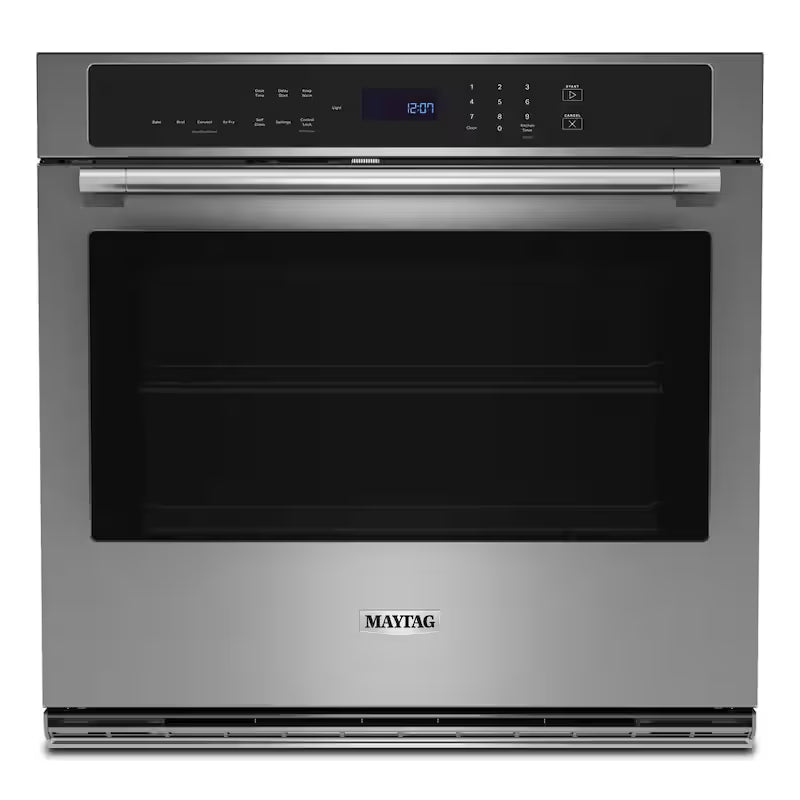 27 in. Single Electric Wall Oven with Convection Self-Cleaning in Stainless Steel F210133