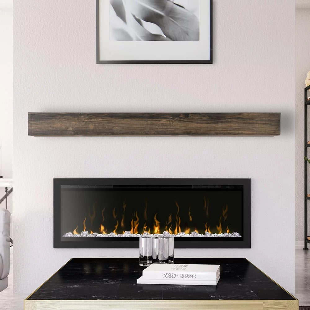 60-in Farmhouse Wood Fireplace Mantel Shelf W555760