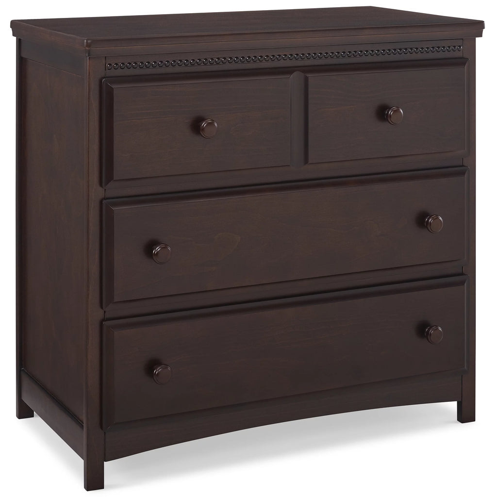 3 Drawer Dresser with Changing Top, Grey C3374