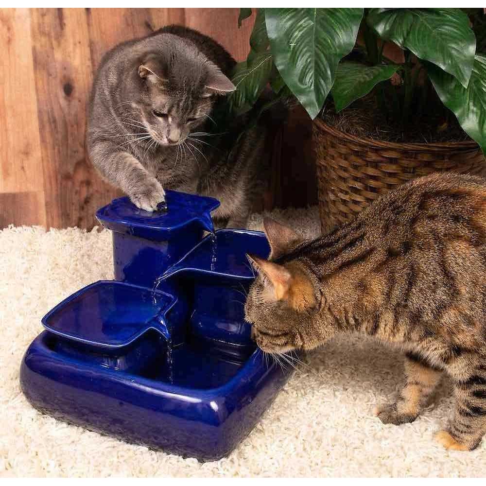 Ceramic Cat Water Fountain I4209